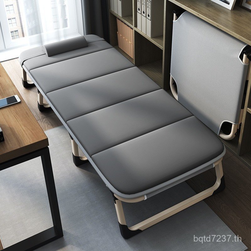 มัลติฟังก์ชั่เก้าอี้นอนส่วนที่เหลือไม่อาชีพเตียงพับขนาดเล็กสํานักงานเที่ยงแบ่งเดียวที่เรียบง่ายพื้นท