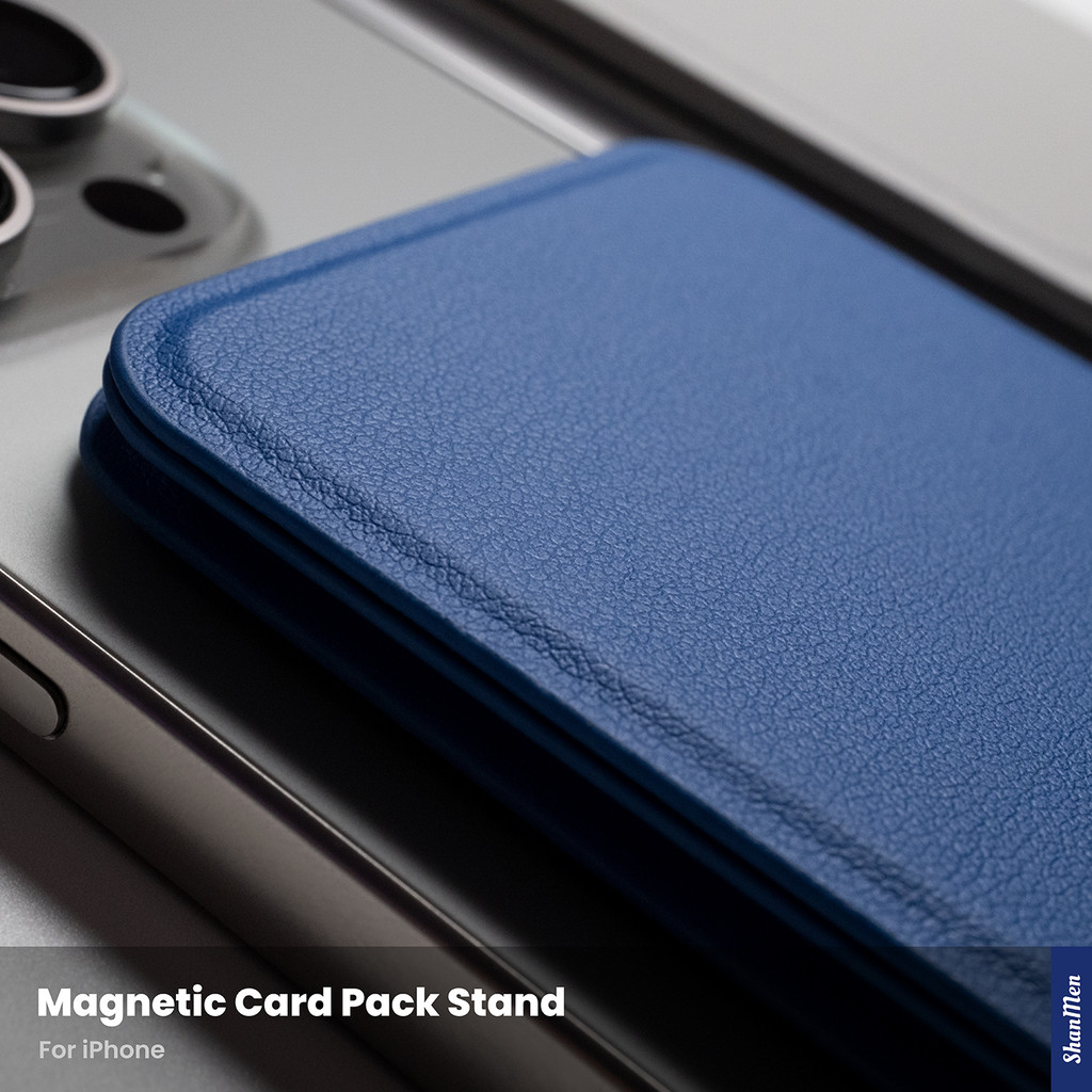 magnetic griptok griptok แม่เหล็ก ShanMen/เหมาะสําหรับiPhone Magnetic Card Holder Desktop Stand