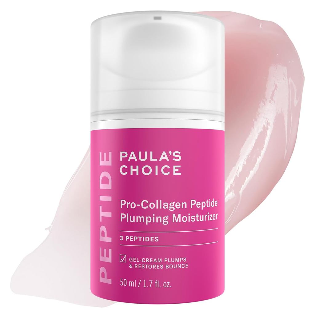 PaulasChoicePro-CollagenPeptidePlumpingFaceMoisturizer,DailyGelFaceCreamforDeepHydration,Wrinkles&Lo