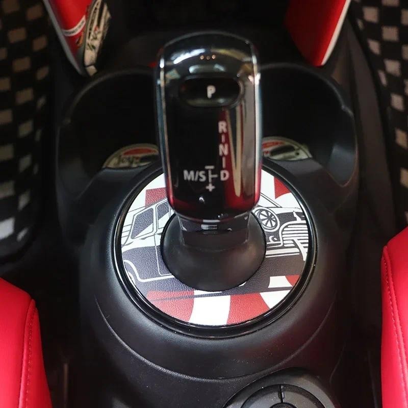 ABS + หนังเกียร์คันโยกฝุ่นสําหรับ MINI Cooper F56 F54 F55 F57 F60 สําหรับ mini cooper Accessorie