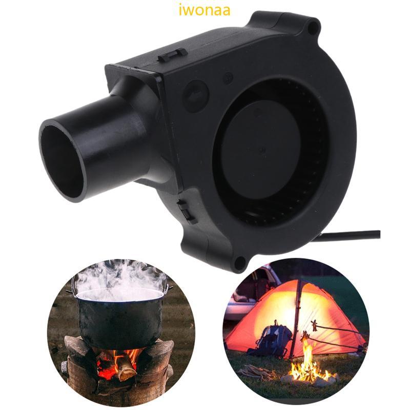 Iwo BBQ Air Blower Smelting พัดลมโลหะ 12V 2500R 5 5x2 1 มม.อินพุต 27 มม.Air Tube สําหรับบาร์บีคิวปิค