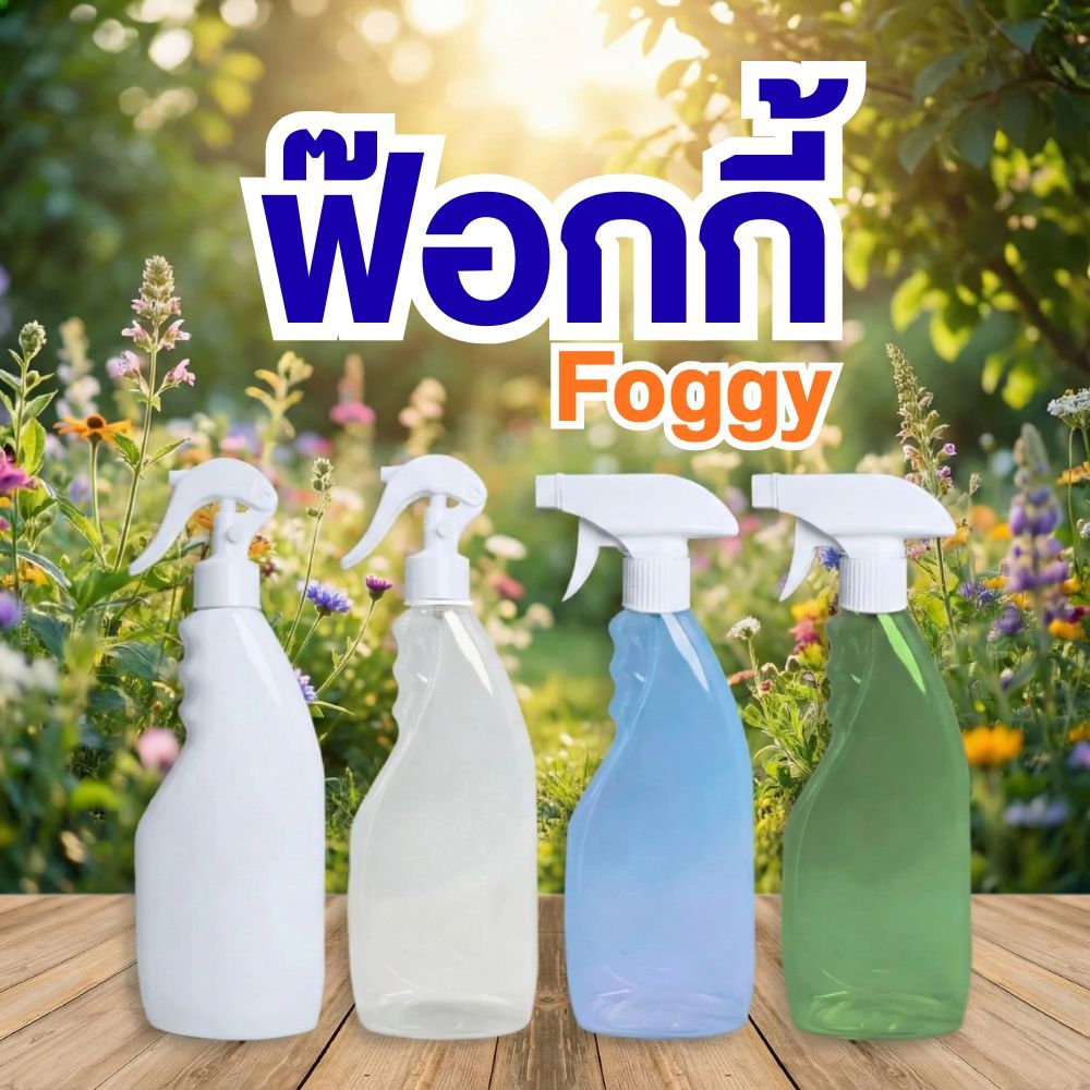 ขวดสเปรย์ ขวดฟ๊อกกี้พร้อมหัวสเปรย์ 500 ml