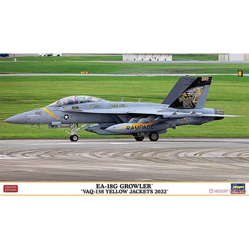 Hasegawa ประกอบรุ่น 1/72 EA-18G VAQ-138 02461