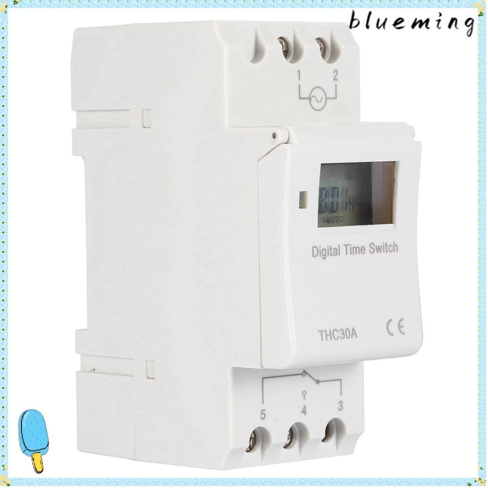 BLUEMING Electronic Time Control,1-168h 220V Programmable Digital Timer Switch, THC 30A 16 ON/การตั้