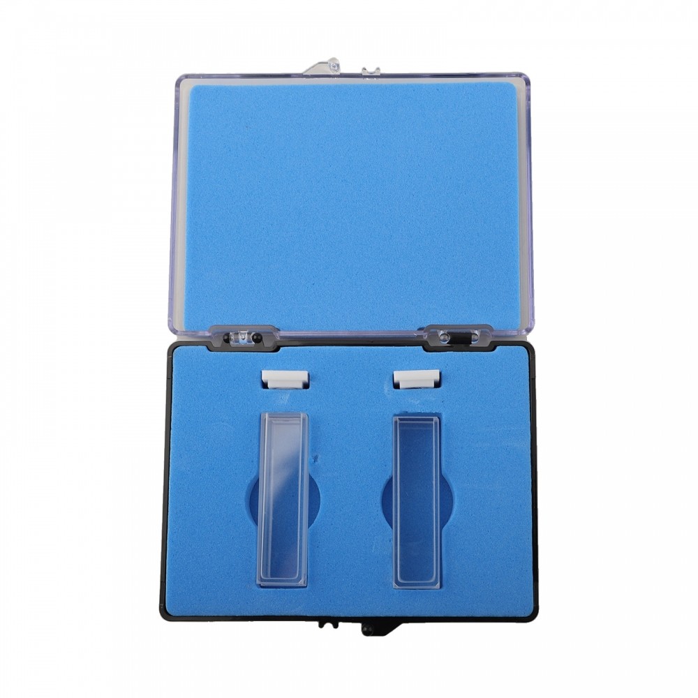 10 มม. Quartz Cuvette แพ็ค 2 สําหรับ Spectrophotometer รุ่นสําหรับ 751722 โปร่งใส