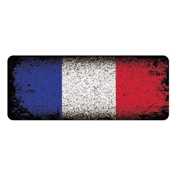 คูลเลอร์คิง Flag of France แผ่นรองเม้าส์ 20x50 ซม.