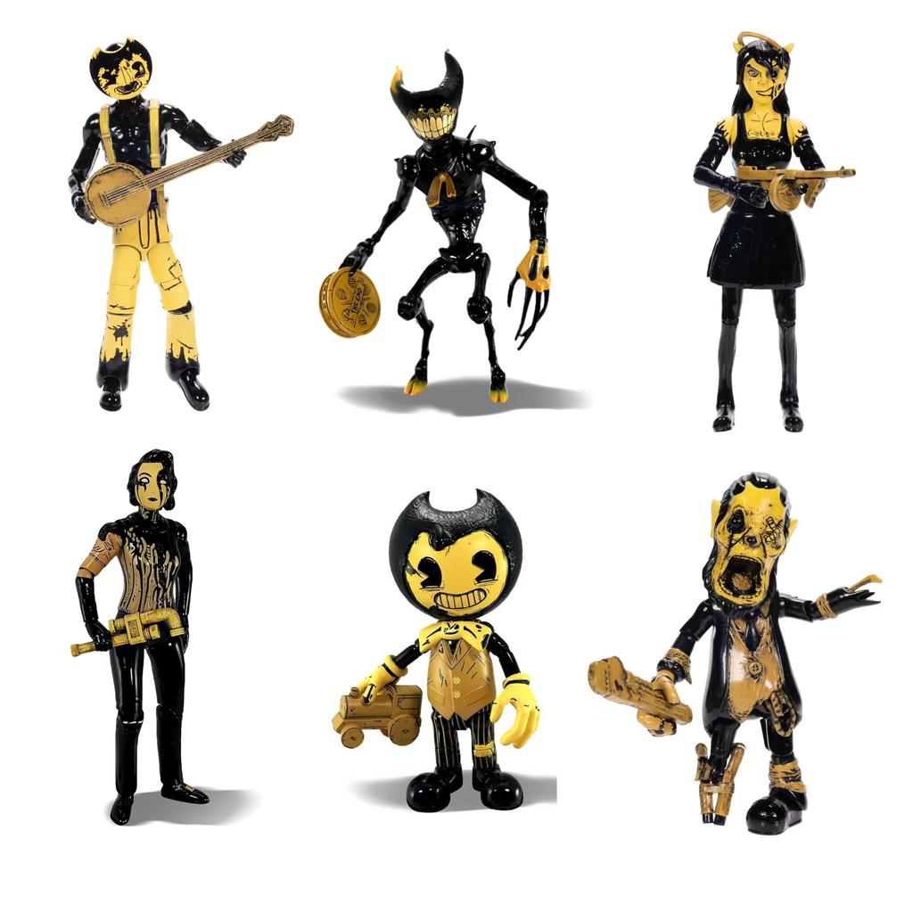 American ของแท้ Bendy and the InkDemon Bendy and the Ink Robot Figure Action Figure ของเล่น