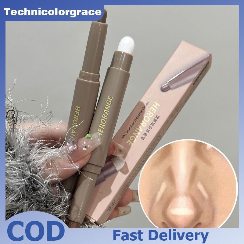 Technicolorgrace Highlighting & Bronzer Sti: Long Lasting Corrector With Brush, ปากกาคอนซีลเลอร์ Bri