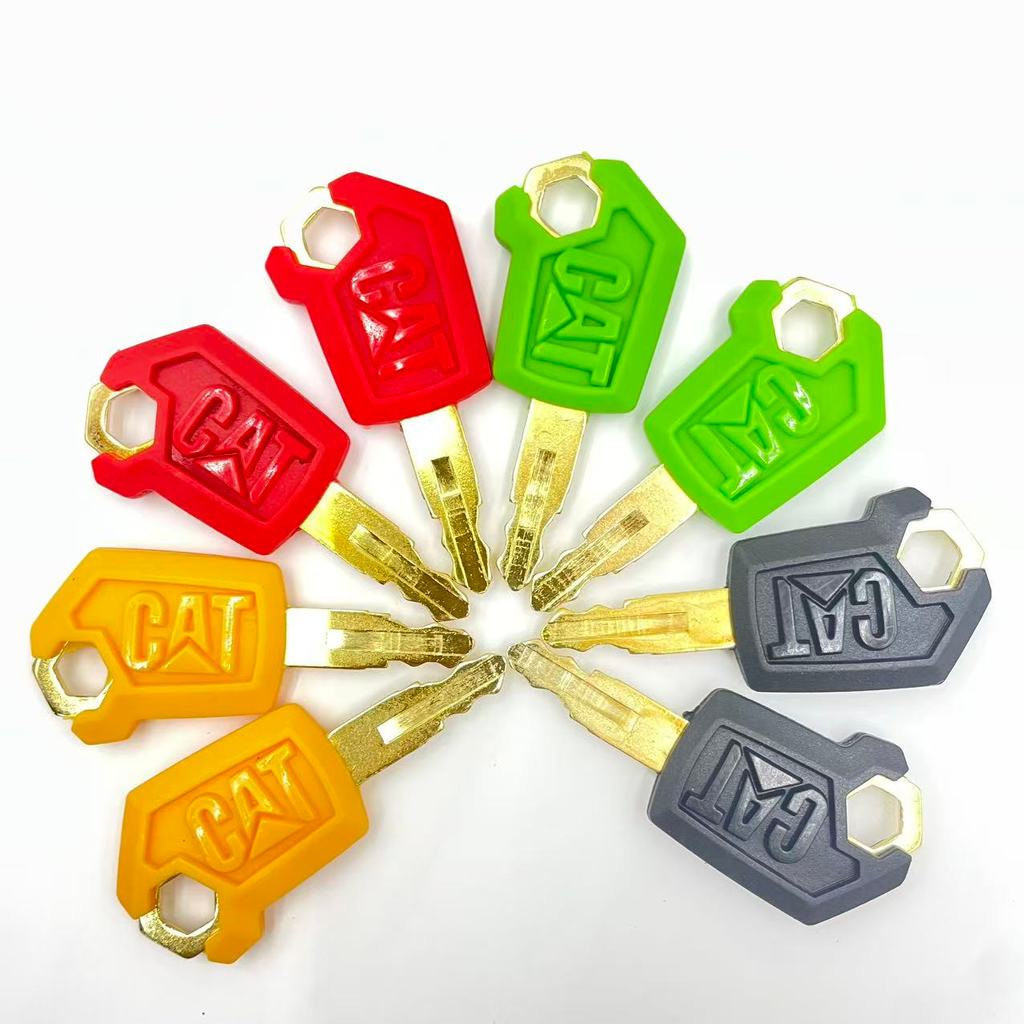 2PCS Key 5P-8500 สีดําสีเขียวสีแดงสีเหลืองสําหรับ E307 313 315 320D 5P8500 Heavy อุปกรณ์จุดระเบิด Lo