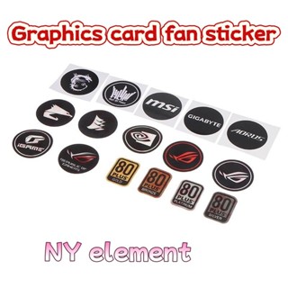 Bbth Supply 80plus การรับรอง สติ๊กเกอร์ติดพัดลมโฮสต์คอมพิวเต…