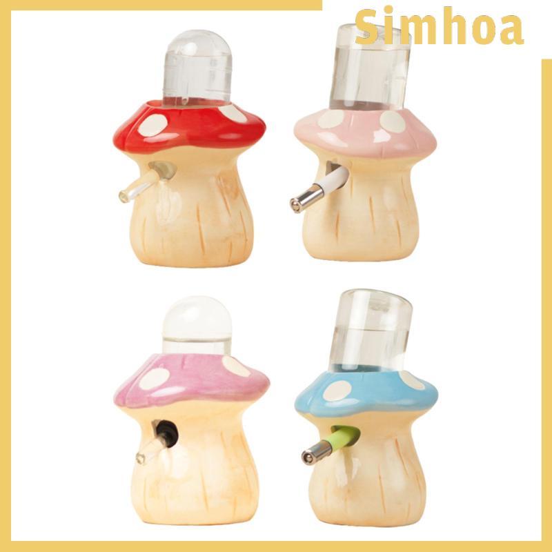 [SIMHOA] อุปกรณ์กรงตู้น้ําขวดน้ําหนูแฮมสเตอร์พร้อมที่วางขาตั้งเห็ด