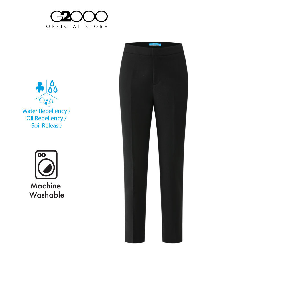 G2000 กางเกงสูทสำหรับผู้หญิง Ankle Cigarette Shape รุ่น 5125100699 BLACK