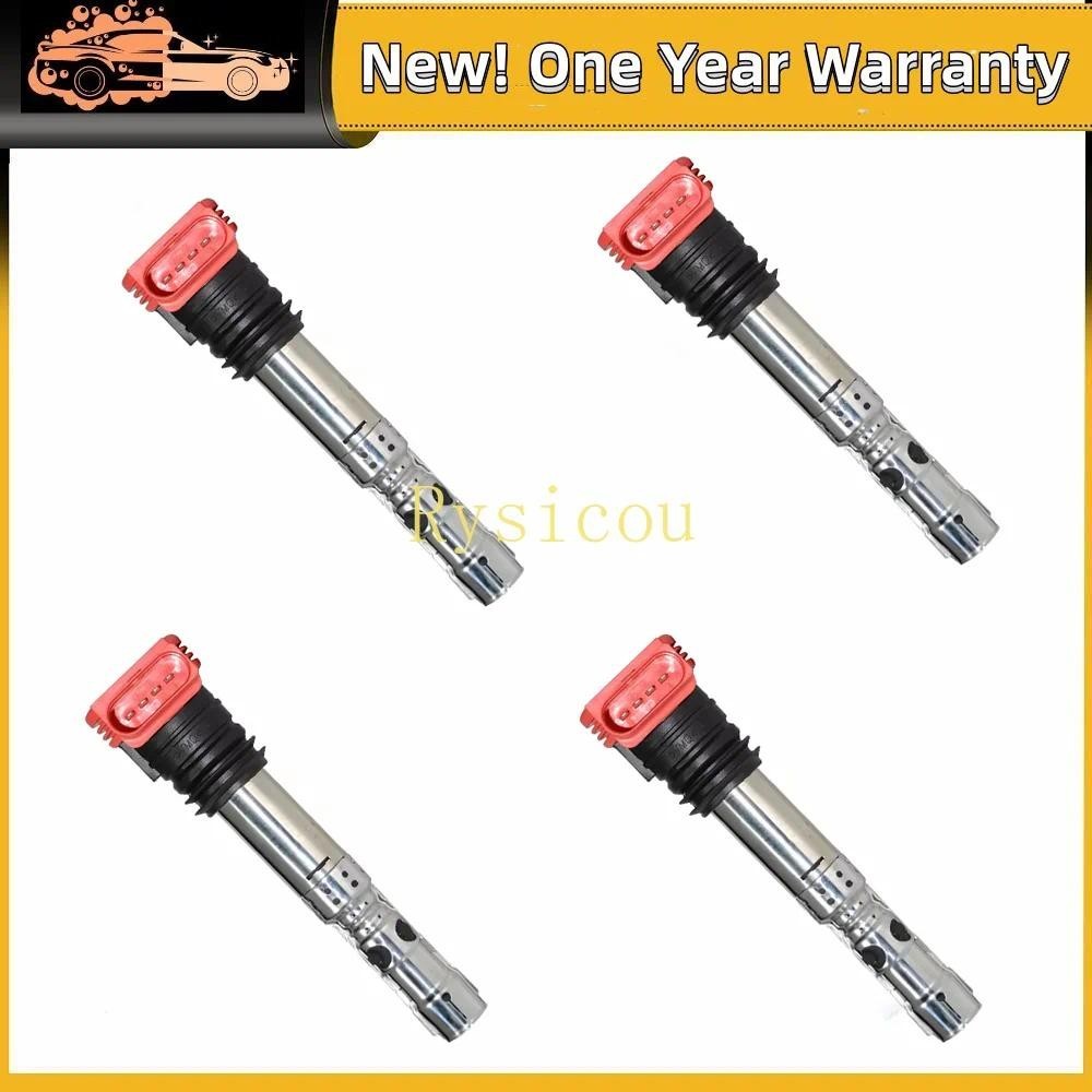 คอยล์จุดระเบิด 4 ชิ้น Fit 1.8T 3.0 V6 06C905115ม 06ข905115R สําหรับ VW Jetta Golf GTI MK4 Passat B5 