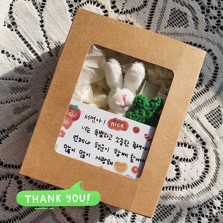 พวงกุญแจโคลเวอร์แฮนด์เมด Lucky Rabbit – ของขวัญนําโชค