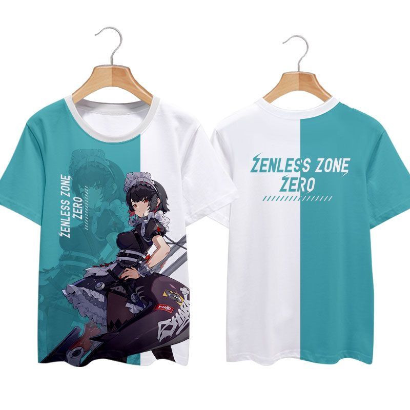 เกมยอดนิยม Zenless Zone Zero 3D พิมพ์อะนิเมะเสื้อยืดชาย/ผู้หญิงแขนสั้น O-คอเสื้อยืดลําลอง Harajuku Y