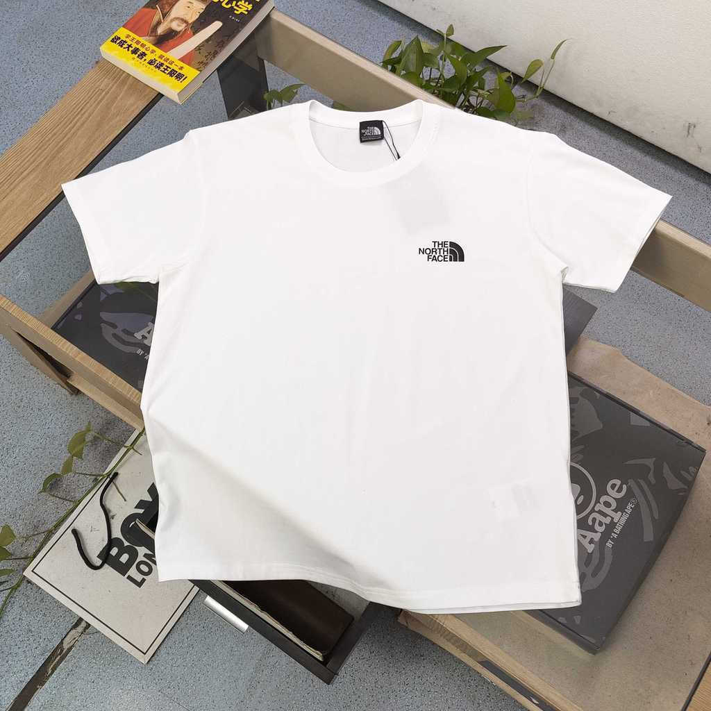 THE NORTH FACE/NORTH FACE เสื้อยืดแขนสั้นผ้าฝ้ายแท้ สไตล์ใหม่สำหรับต้นฤดูใบไม้ผลิและฤดูร้อนปี 2026
