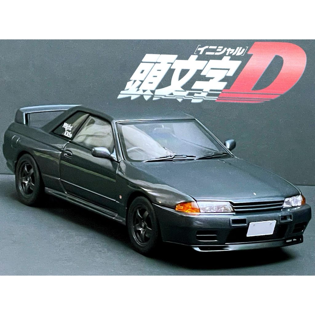 1/18 Initial D Autoart Nissan Skyline GT-R V-spec II (R32) Zhongliyi เวอร์ชั่นอนิเมะ