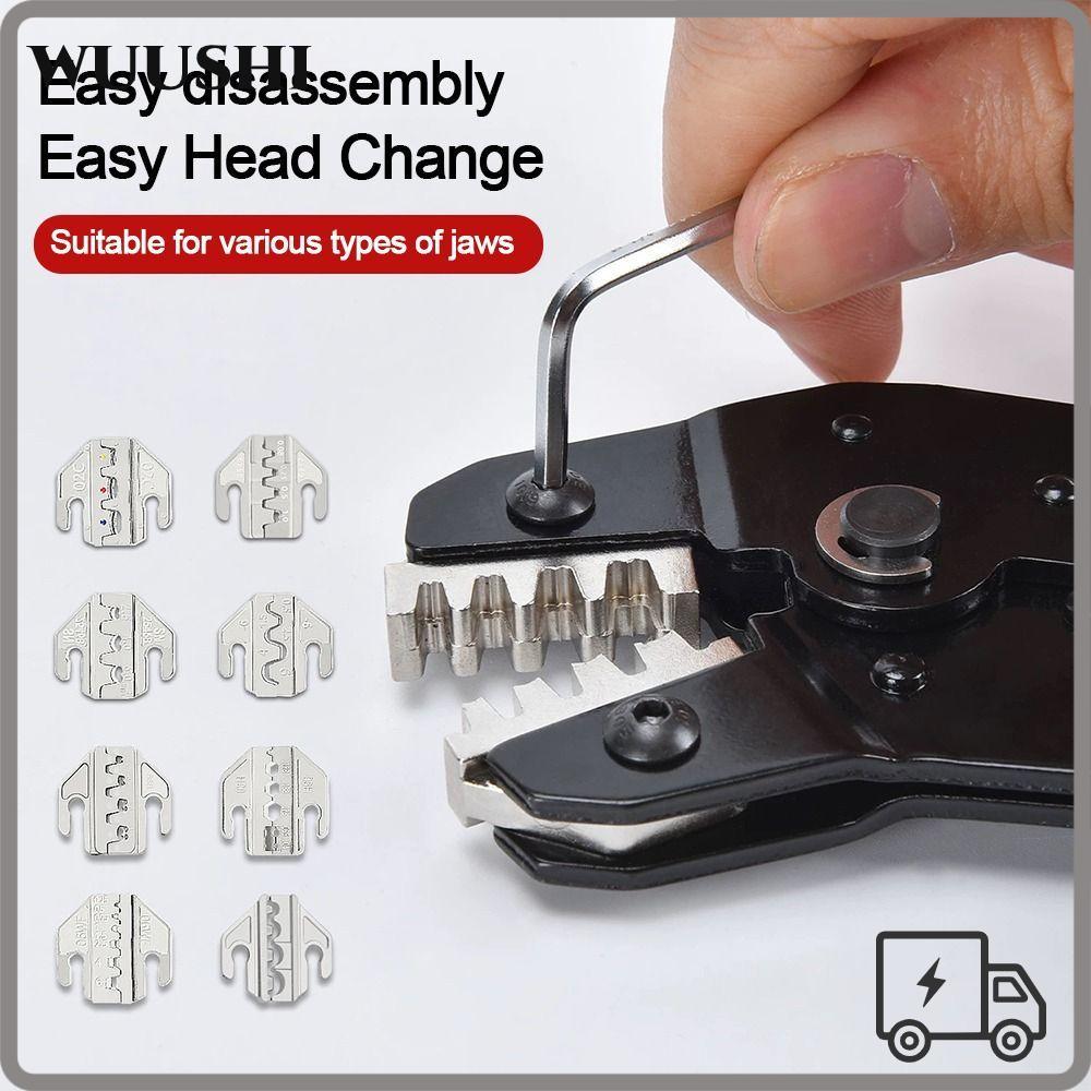 WUSHI CRIMPING คีมขากรรไกร, SN-2546B 02C กว้าง 4 มม.SN CRIMPING คีม Jaw, 06WF 2549 03H โลหะผสม 48B 5