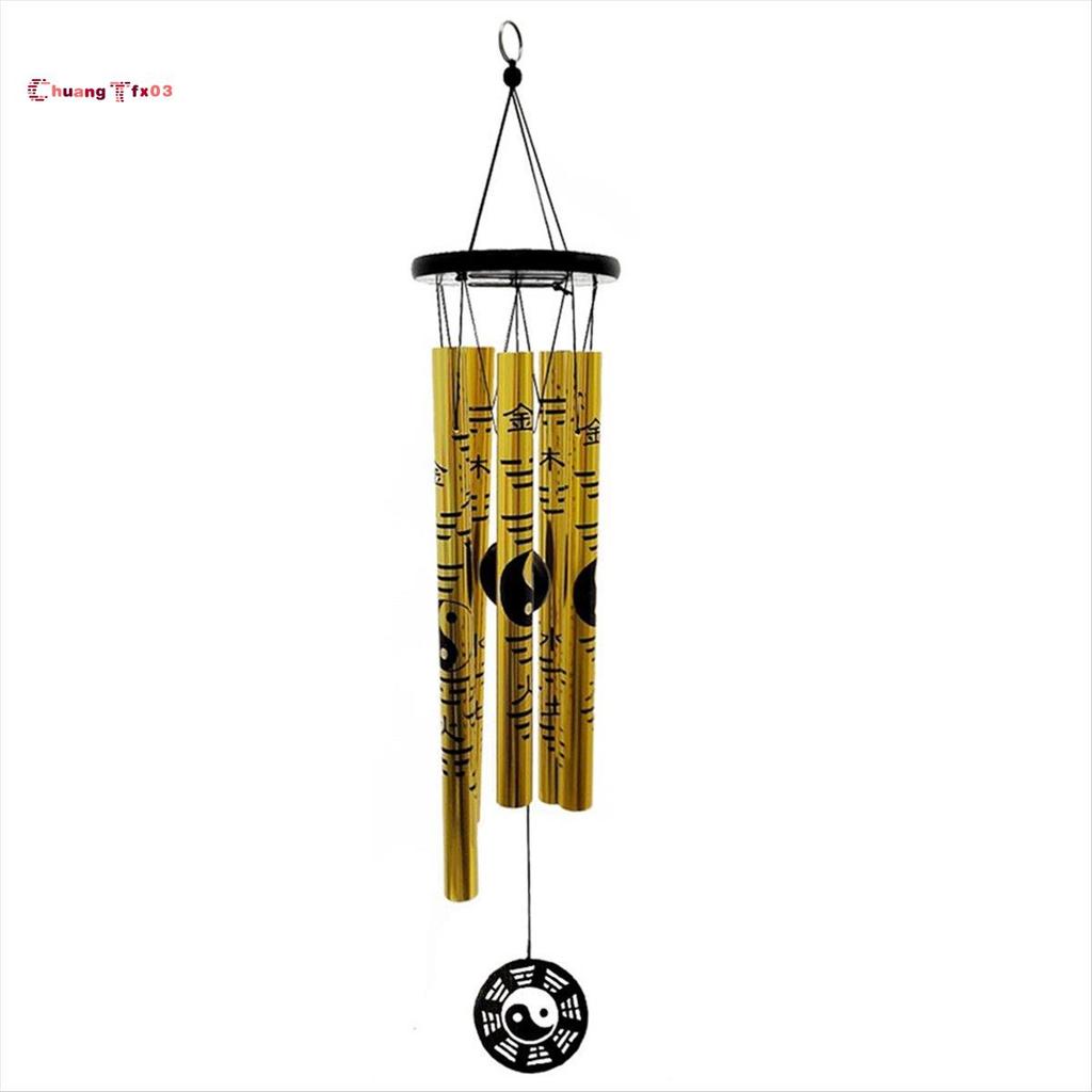 Chuangtfx03Extra Small Bagua Wind Chime จี้ Retro Metal Wind Chime Lucky Wind Chime Garden