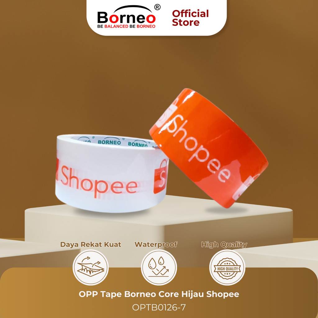OPP Tape Borneo Online Shop 48 mm x 60 หลา Orange TS Shop