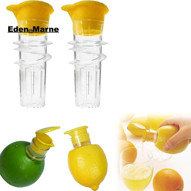 [Eden_Marner]Lemon Mini Squeezer, Screw Top Lemon Juicer, Lemon Squeezer Manual Plastic, Lemon Juice