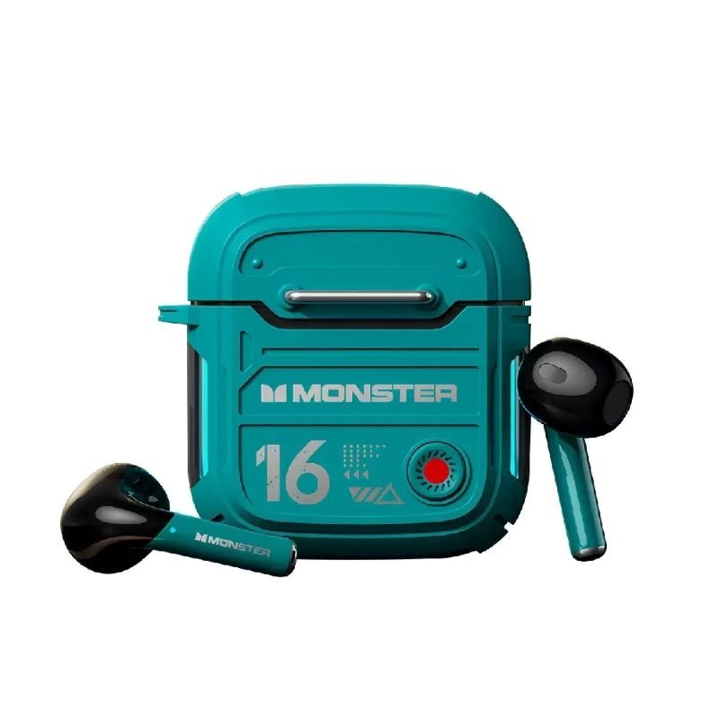 MONSTER หูฟังไร้สาย รุ่น AIRMARS XKT16 สีเขียว