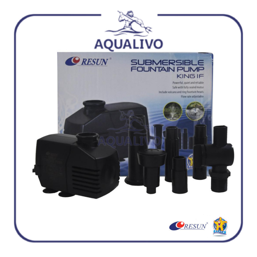 PAJAMANIA Resun ปั๊มน้ํา KING-1 Submersible Fountain ปั๊ม 1F King1F