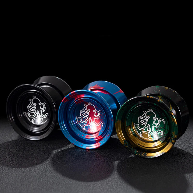 โลหะ Yoyo Magic YOYO Profissional อลูมิเนียม Unresponsive Yoyo 10 Ball U-bearing Yoyo สําหรับผู้เล่น