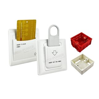 SUNMOON สวิทช์คีย์การ์ด เสียบบัตร เสียบแท่ง 8800W 40A | แบบฝ…