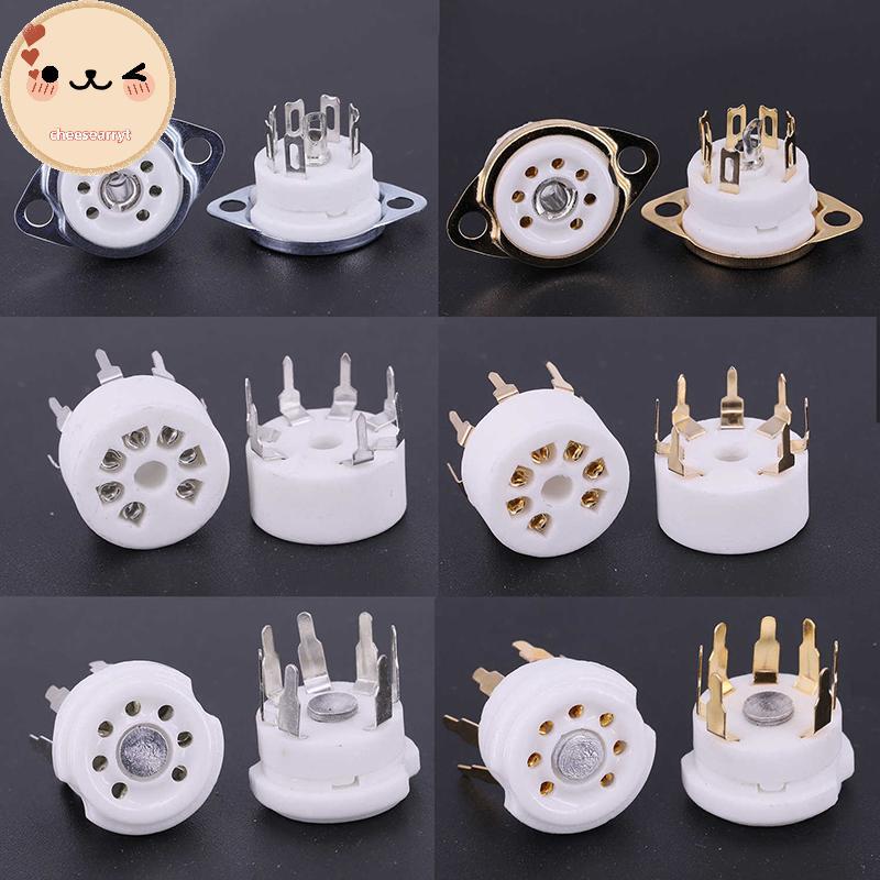 Chee 1PCS 6AQ5 EAA91 6J1 6J2 6X4 6Z4 หลอด Soet Gold-plated Soet สําหรับ 7Pin B7G Vaccum หลอดเครื่องข