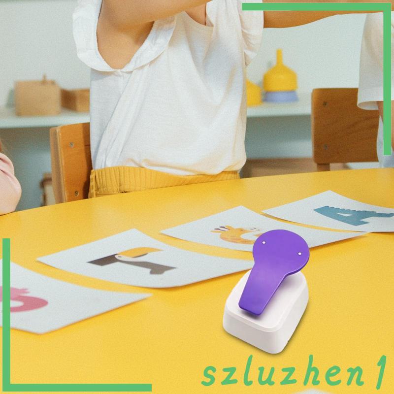 [Szluzhen1] Circle Paper Punches Hole Puncher Handmade Handheld Kids Paper Puncher Craft