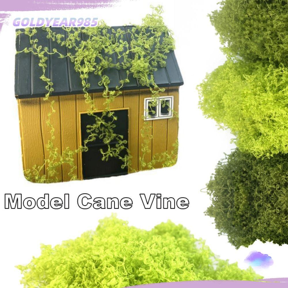 GOLDYEAR985 10g จําลอง Creepers Ivy, Micro Landscape สีเขียวประดิษฐ์ Cane Vine, DIY ทิวทัศน์รถไฟโต๊ะ