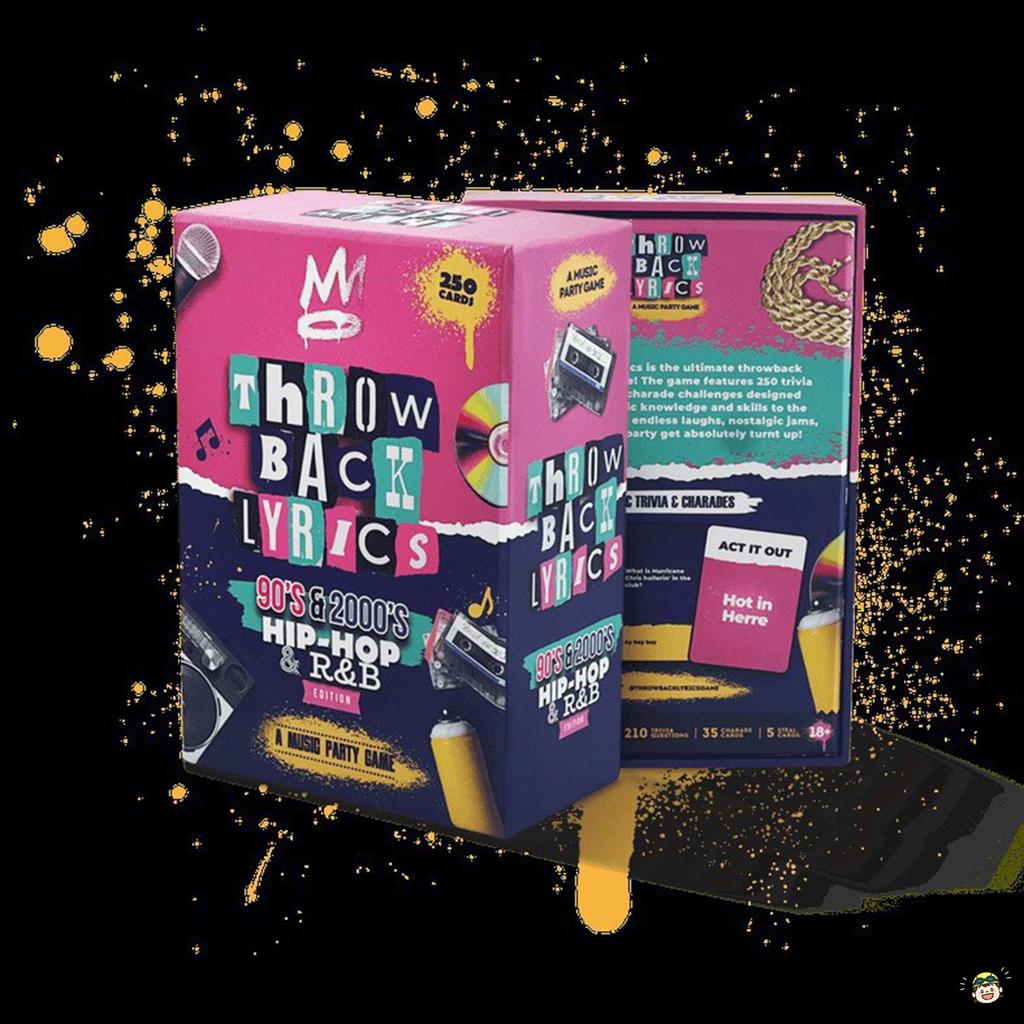 เกมปาร์ตี้เพลง Hip-Hop & R&B 250 การ์ด Trivia และ Charades สําหรับเกมคืนวันที่คืน