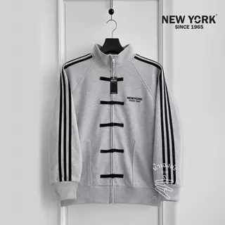 NEWYORK 1965 กระดุมจีน (ปักอก) เสื้อคลุมแขนยาว เสื้อกันแดด