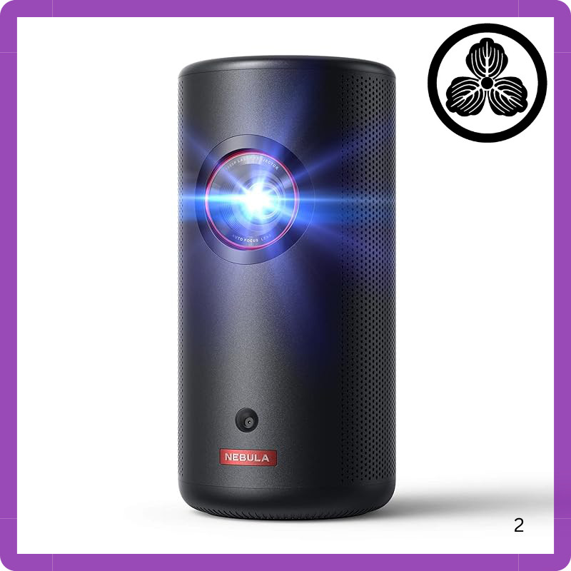 Anker Nebula Capsule 3 Laser (Laser Mini Mobile Projector with Google TV) [Home Use Full HD Netflix 