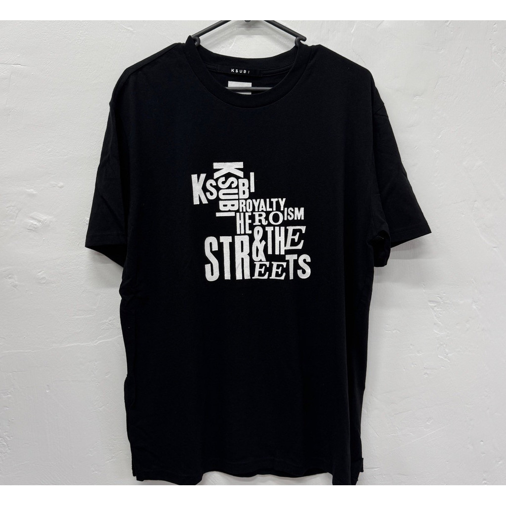 เสื้อยืด Ksubi Unisex จากผ้าฝ้าย 100% พิมพ์กราฟิกด้านบน