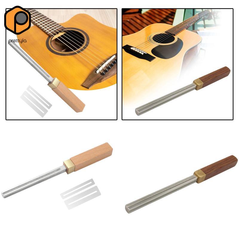 [สวย] กีตาร์ Fret Crowning File Luthier เครื่องมือ Fret Leveling 4 ขอบสําหรับ Ukulele