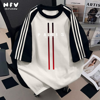 【จัดส่ง 24 ชั่วโมง】 NFV มาใหม่✨ เสื้อยืดลายแฟชั่น สไตล์เกาหล…