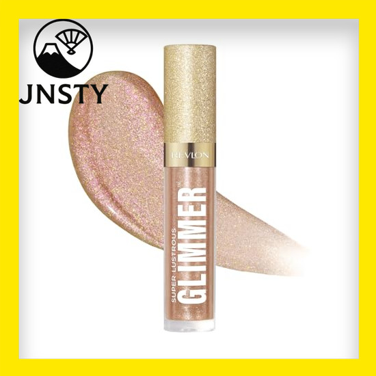 【Direct From Japan】 Revlon Super Lustrous Glimmer Gloss 004 Happy Hour : Gold Beige 3.8mL Lip Gloss 