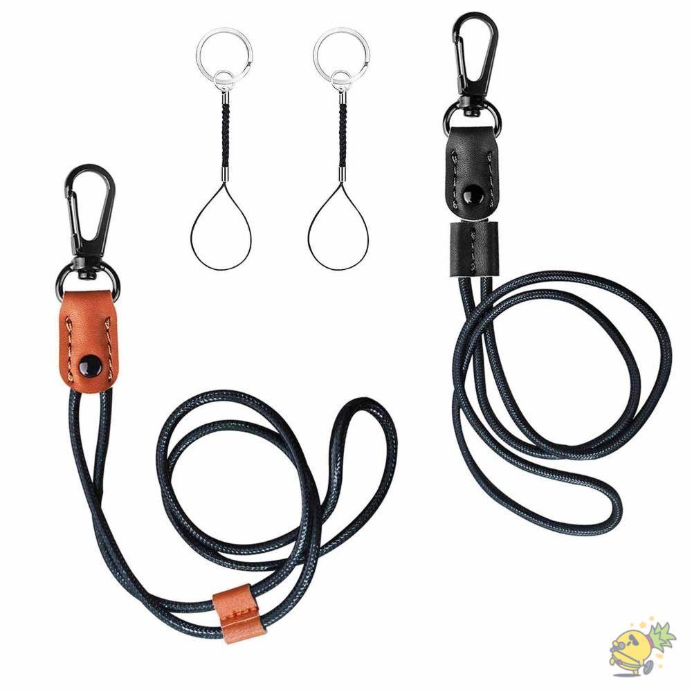 WXDX.TH 1 ชิ้น Badge Lanyard สร้อยคออุปกรณ์สํานักงานแขวนเชือกพวงกุญแจสายคล้องคอ