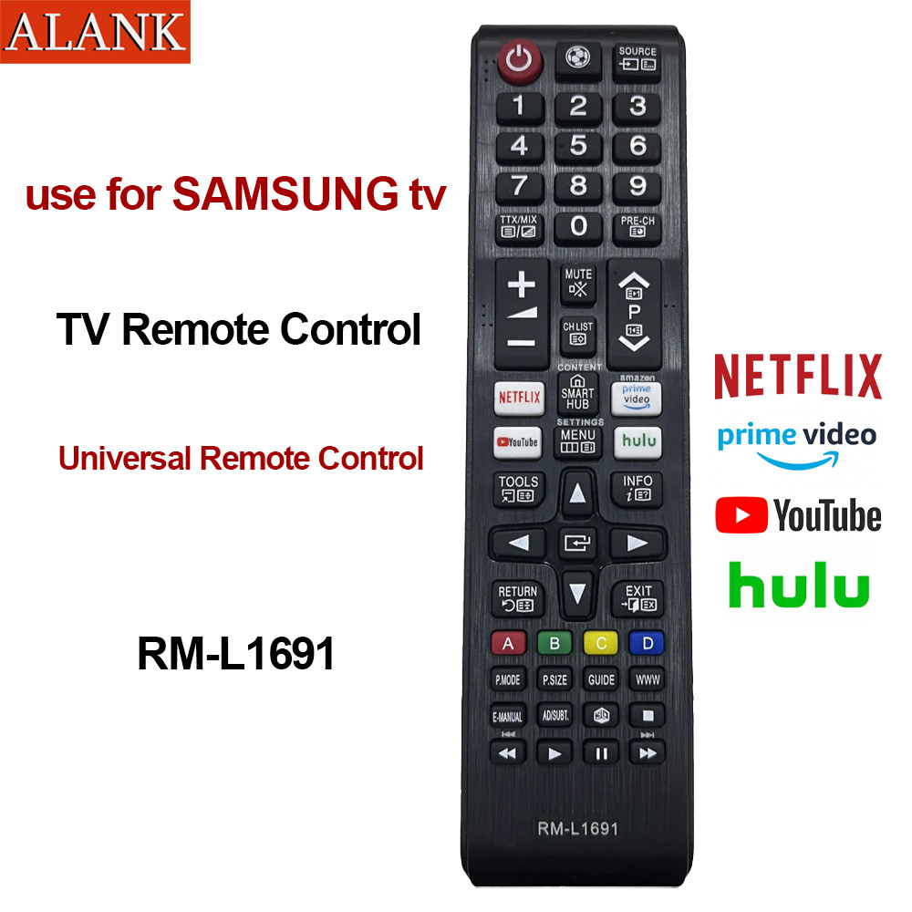 ALANK รีโมททีวีสมาร์ท SAMSUNG Smart LCD TV ของแท้ รีโมทแบบสากล (เข้ากันได้กับทีวีส่วนใหญ่) รุ่น RM-L1691