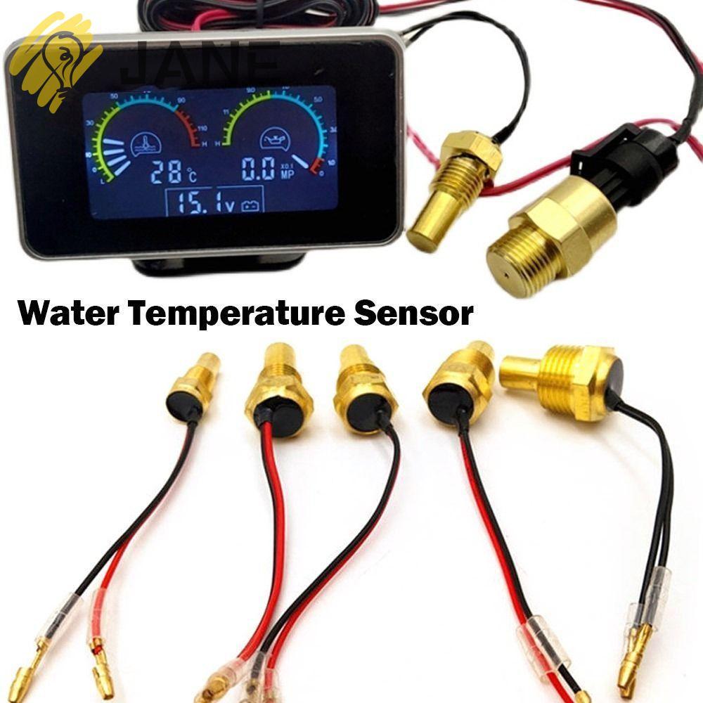 JANE เซ็นเซอร์อุณหภูมิน้ํา 3/8 1/8 เมตร NPT Electric Temp Sender