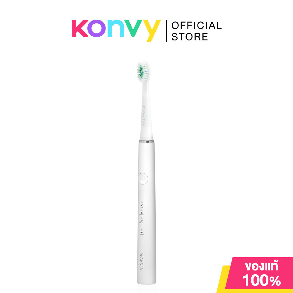 Sparkle Sonic Electric Toothbrush Ultra Active 3 Modes 1pc แปรงสีฟันไฟฟ้า สปาร์คเคิล 3 โหมดทำความสะอาด.