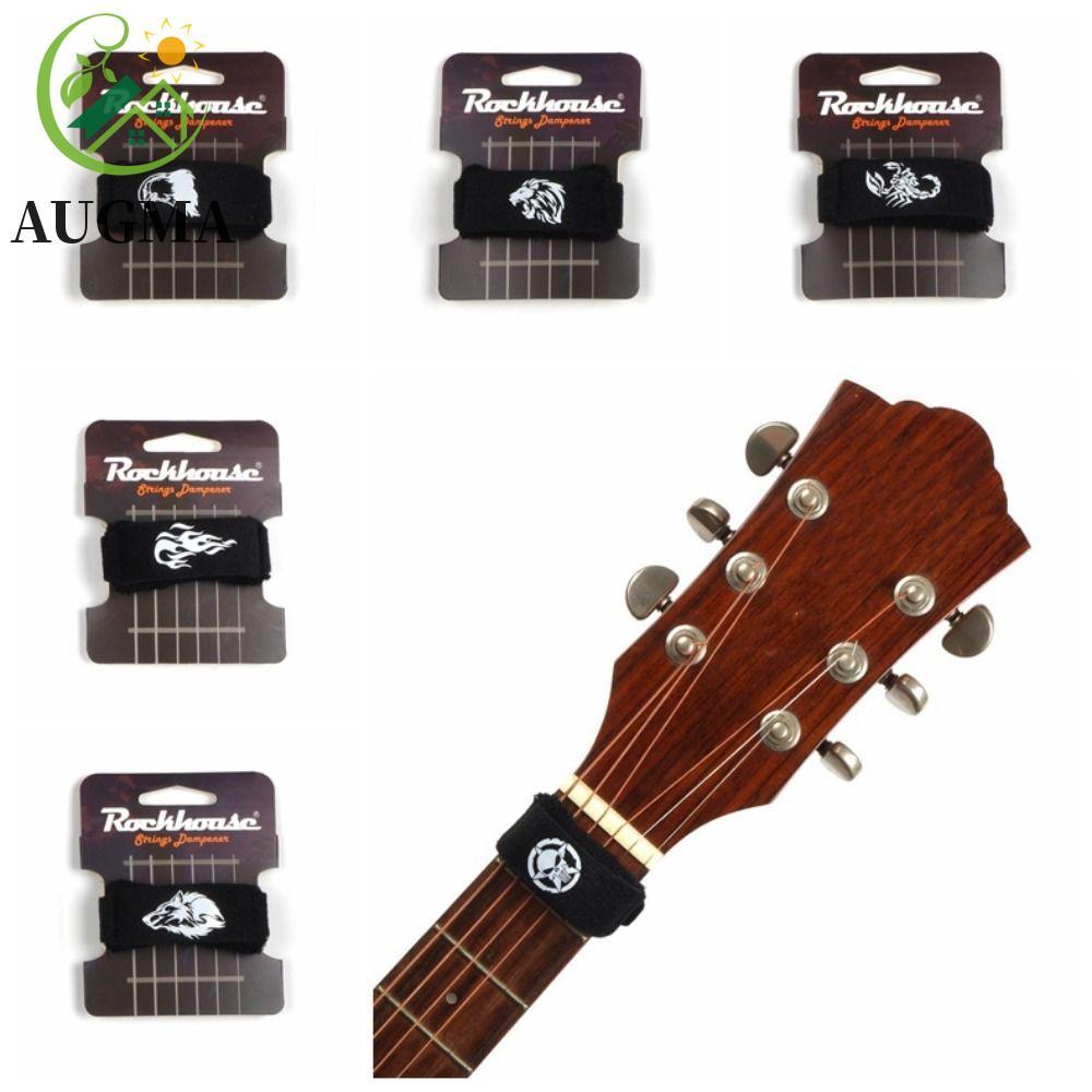 AUGMA Fret Wrap Guitar ขจัดเสียงรบกวน ติดตั้งง่าย เทปคานกีตาร์, กีต้าร์ Fret Wrap ปรับ Silent Guitar