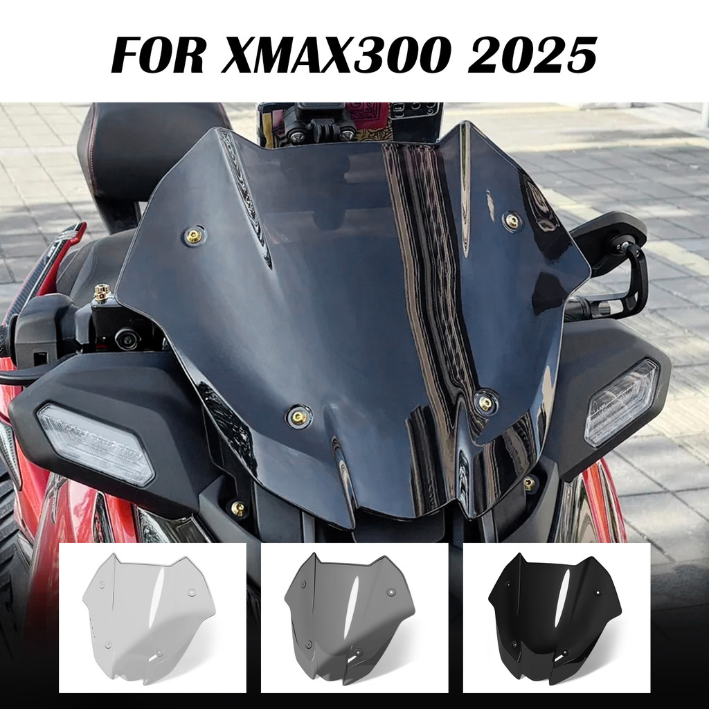 สําหรับYamaha X-MAX300 XMAX300 รถจักรยานยนต์กระจกกระจกWind Shield Deflectore Fairing XMAX 300 xmax 3