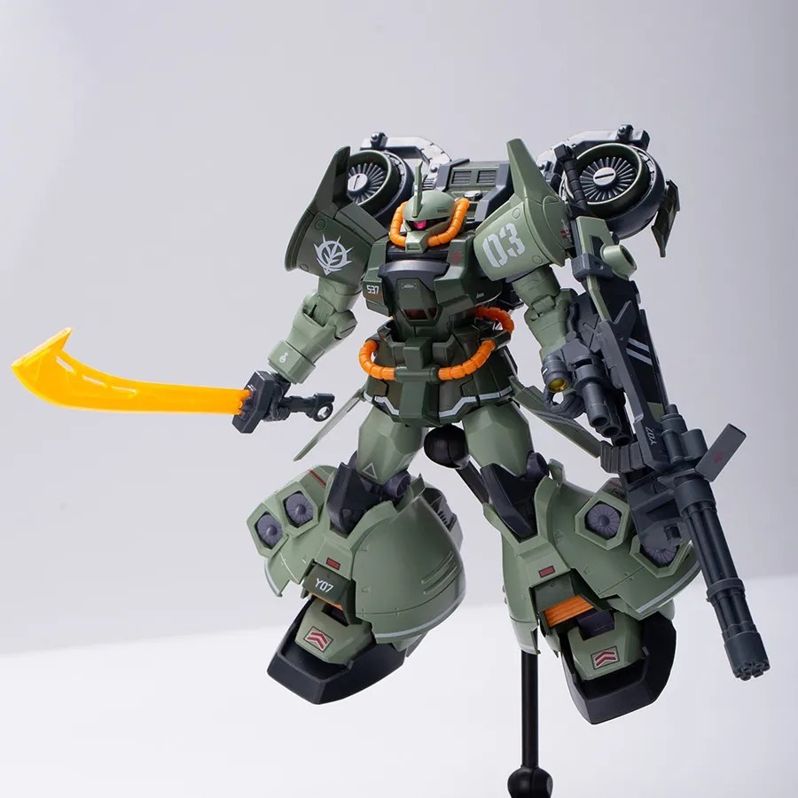 Gravity Model Flight Test Type HG 1/144 Jungle Combat Color Matching Assembly Model