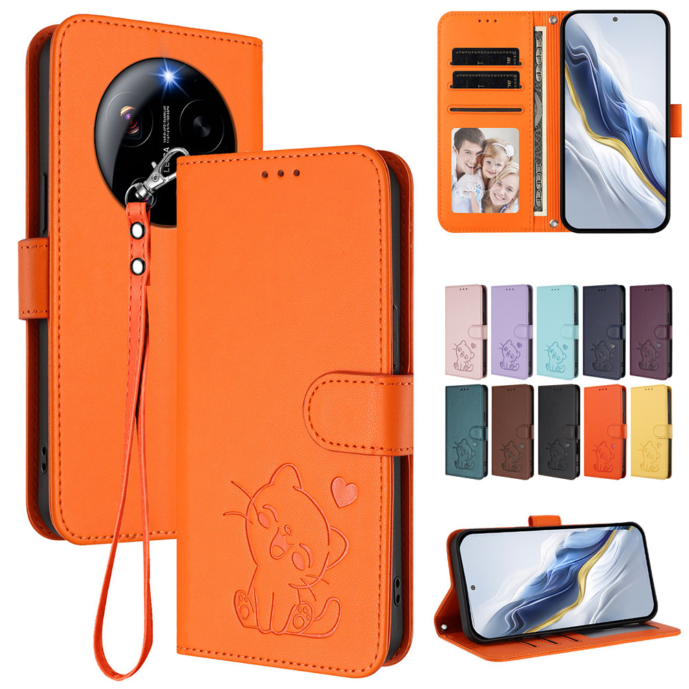 สไตล์หนังเคสโทรศัพท์สําหรับ Xiaomi 17 Ultra Poco X8 M8 F8 Ultra mi 17 Pro Max Stand Flip ช่องใส่การ์