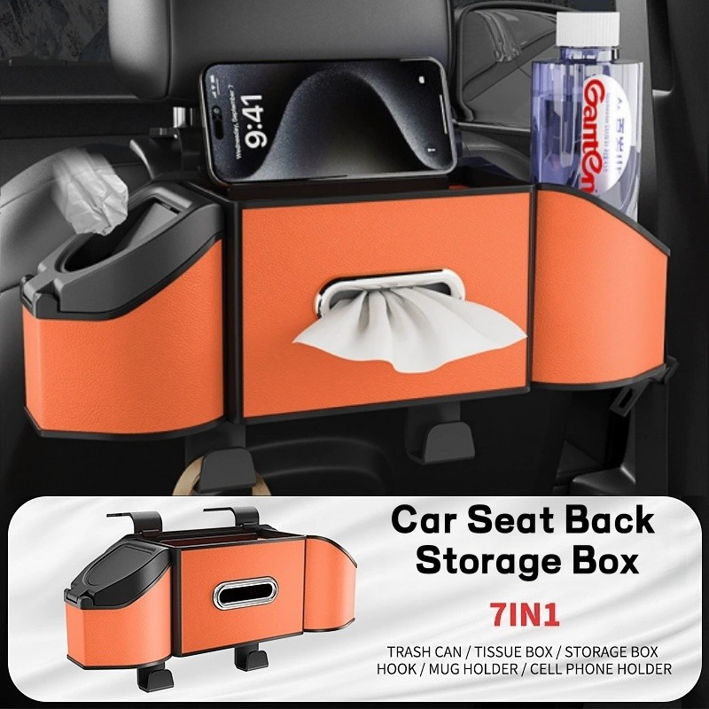 Car Storage Rack Multi-Purpose รถที่นั่งด้านหลังกล่องเก็บสําหรับ Denza Z9 N9 Z9GT N7 N8 D9 พร้อมเนื้