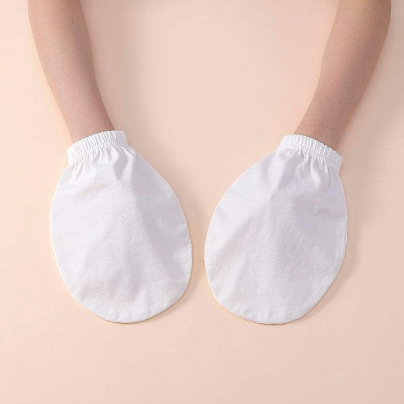 ถุงมือผ้าฝ้ายสําหรับผู้ใหญ่ ใส่กลางคืน กันข่วน กันเล็บ สําหรับผู้สูงอายุ Fingerless Care26.3.4