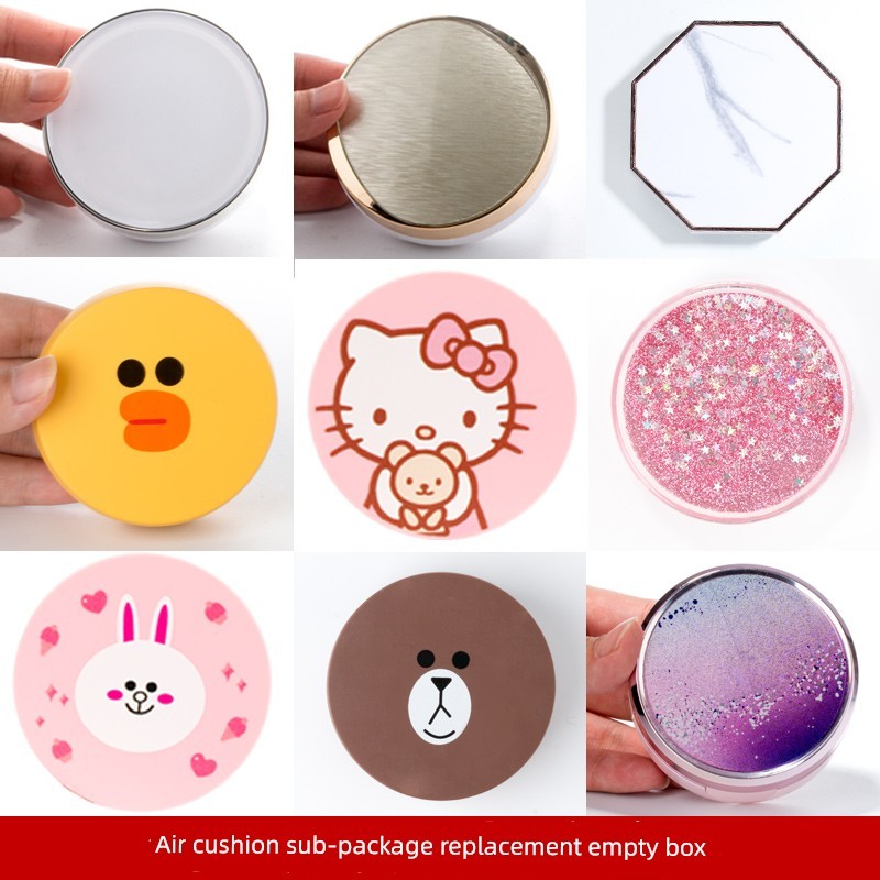 พัฟแป้งฝุ่น พัฟคุชชั่น Diy Empty Box Liquid Foundation คอนซีลเลอร์ Cushion bb Cream